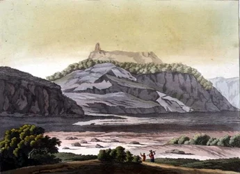 Utsikt over Cofre de Perote Park, Mexico (farge litho)