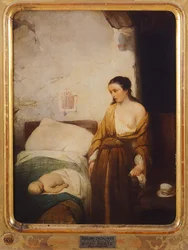 Stakkars mor, av Gerolamo Induno