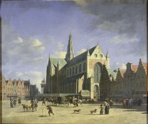 Groote Markt (stort marked) Haarlem