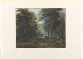 Jegere i en skog