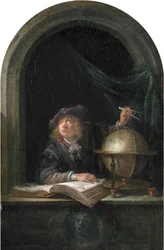 Astronom i et vindu