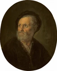 Byste av en skjeggete mann, ca. 16421645.