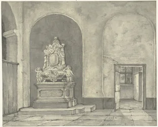 Begravelsesmonument til Balth. Fredericus von Stosch i Janskerk i Utrecht