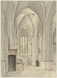 Interiør i kirken Rhenen