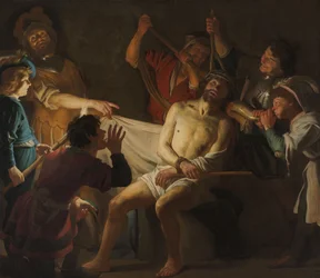Kristus kronet med torner, ca. 1622 (olje på lerret)