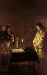 Kristus foran ypperstepresten, 1617