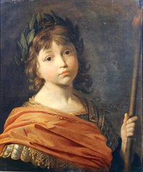 Prins Rupert (1619-82) da en gutt som Mars (olje på lerret)