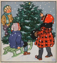 Illustrasjon til Min kjære lille bok, 1928.