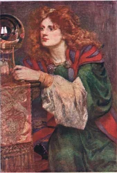 Britomart ser på speilet, Stories from the Faerie Queen utgitt av George Harrap and Company