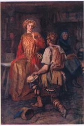 "Ofte fra skogens villmarker han brakte, hvis sider smilte rødt!", Historier fra Faerie Queen utgitt av George Harrap and Company
