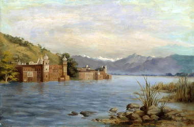 Ganges ved Hardwar, 1888