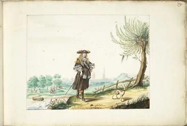 Moses ter Borch på landsbygda utenfor Zwolle