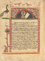 Hodeplagg med et portrett av Eusebius 
