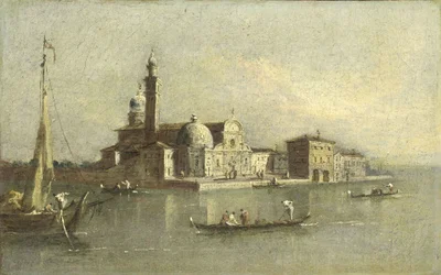 Utsikt over øya San Michele i Venezia