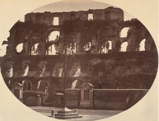 Interiør av Colosseum, 1850-tallet.