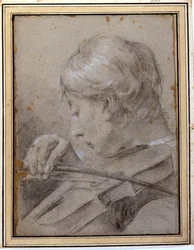 Fiolinisten. G. P. Piazzetta (1683 - 1754). Milan, Brera.
