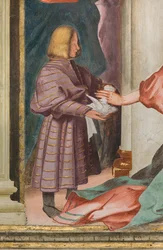 Central Nave, Fifth North Span, Presentasjon til tempelet, Gian Francesco Bembo