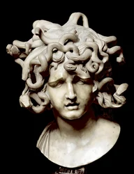 Medusas hode, marmorskulptur av Gian Lorenzo Bernini