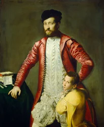 Alessandro Alberti med en side, muligens 15441545.