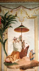 Mandarinvandringen, fra det kinesiske rommet i Foresteria, 1757