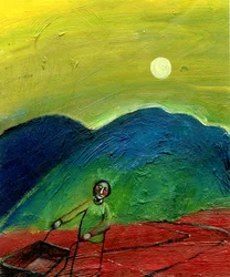 Jeg hadde alt jeg trengte, 2003 (olje på papir)