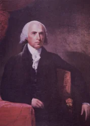 James Madison (farge litho)