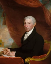 James Monroe, ca. 1820-22 (olje på lerret)