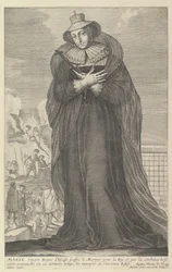 Marie Stuart, 1647. Skapere: Gilles Rousselet, Abraham Bosse.