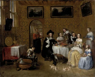 Portrett av en familie