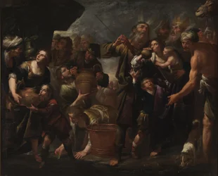 Moses henter vann fra klippen