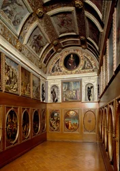 Utsikt over Studiolo of Francesco I de Medici