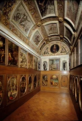 Utsikt over Studiolo of Francesco I de Medici