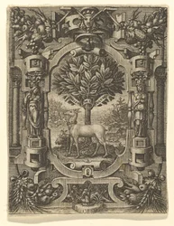 Emblem til Lucrezia Gonzaga, før 1566.