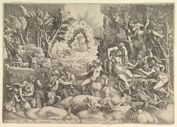 The Death of Procris, Cephalus sørger over Procris
