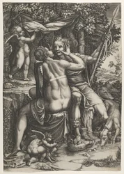 Venus og Adonis, ca. 1570