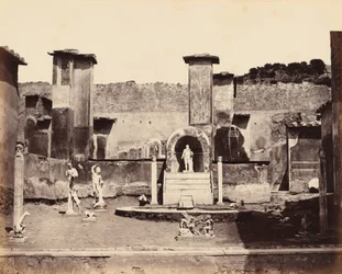 Huset til Marco Lucrezio, Pompeii, ca. 1870 (bilde)