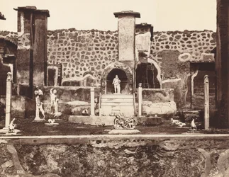 House of Marco Lucretius, Pompeii House of Marco Lucretius, Pompeii, ca. 1870.