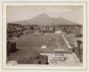 Utsikt over forumet i Pompeii