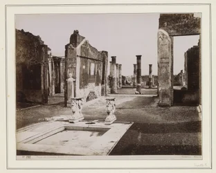 Rester av Casa di Cornelia Ruffo i Pompeii