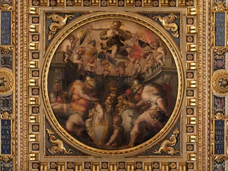 Allegorier av kvartalene Santo Spirito og Santa Croce