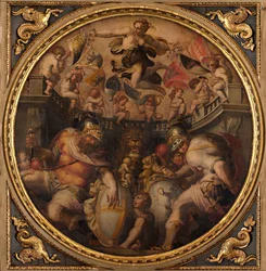 Allegorier av kvartalene Santo Spirito og Santa Croce, 1563-1565