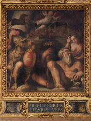 Arezzo-allegorien