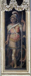 Portrett av Alexander de#39; Medici (Alessandro de#39; Medici). Fresco av Giorgio Vasari (1511-1574)