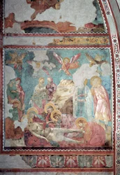 Kristi klagesang, ca. 1290–99 (freske)