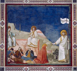 Noli me tangere - Kristi oppstandelse, detalj fra Kristi liv og lidelse