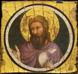 Døperen Johannes av Giotto di Bondone (1266-1377). Tempera på panel, ca 1320, Ente Cassa di Risparmio, Firenze