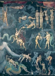 The Last Judgement, ca. 1305 (fresco) (detalj av 65227)