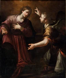 Annunciation, første halvdel av 1600-tallet (olje på lerret)