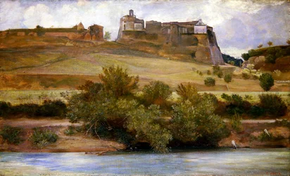 Foglia Sabina (olje på panel)