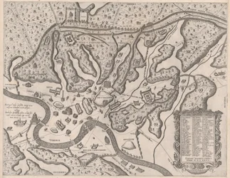 Mirror of Roman Magnificence: Antikkens Roma, og dets åser, fra vesten, 1582., 1582.
